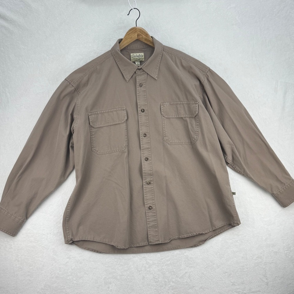 Cabela's Men's Button Up Shirt‎ Long Sleeve Outdoor Casual XL